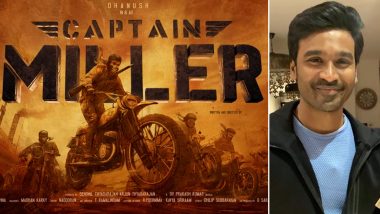 Captain Miller: Dhanush To Lead the Cast in Tamil Big-Budget Film by Arun Matheswaran (Watch Motion Poster)